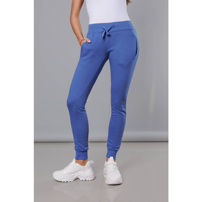 J.STYLE Světle modré teplákové kalhoty (CK01)
