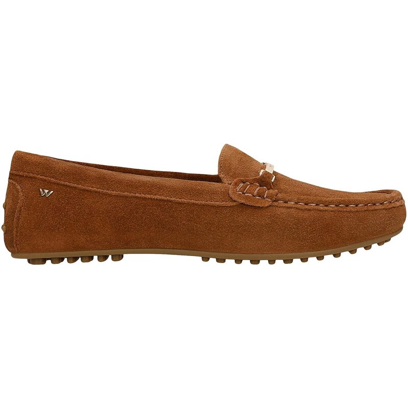 Wojas Hnědé Dámské Mokasíny Typu Car Shoes