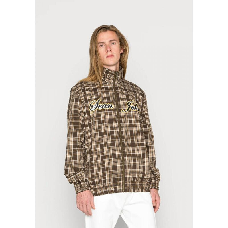 Sean John Vintage Pinstripe Check Trackjacket M 6078110 pánské