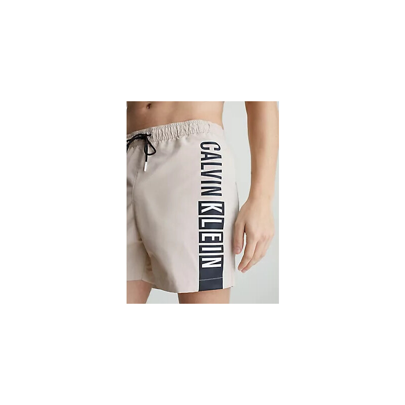 Pánské plavky Tkaný spodní díl MEDIUM DRAWSTRING-GRAPHIC KM0KM00991ACE - Calvin Klein