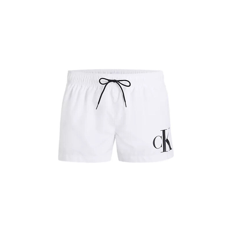 Pánské plavky Tkaný spodní díl SHORT DRAWSTRING KM0KM01015YCD - Calvin Klein