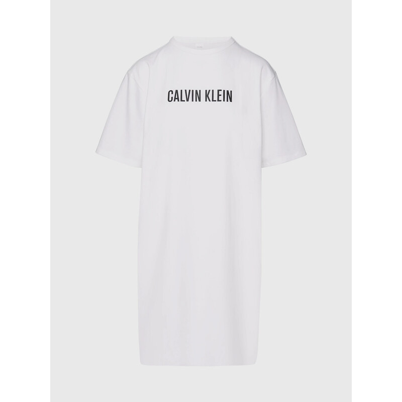 Dámská noční košile QS7126E 100 bílá - Calvin Klein