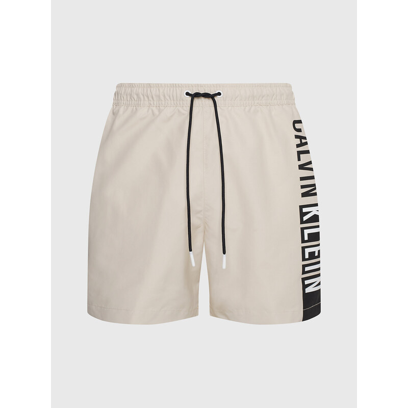Pánské plavky LM0KM00991 ACE béžové - Calvin Klein