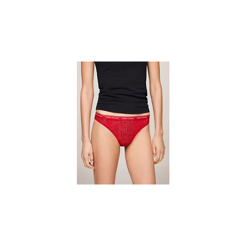 Spodní díl dámského spodního prádla 3 PACK THONG LACE UW0UW048960X0 - Tommy Hilfiger