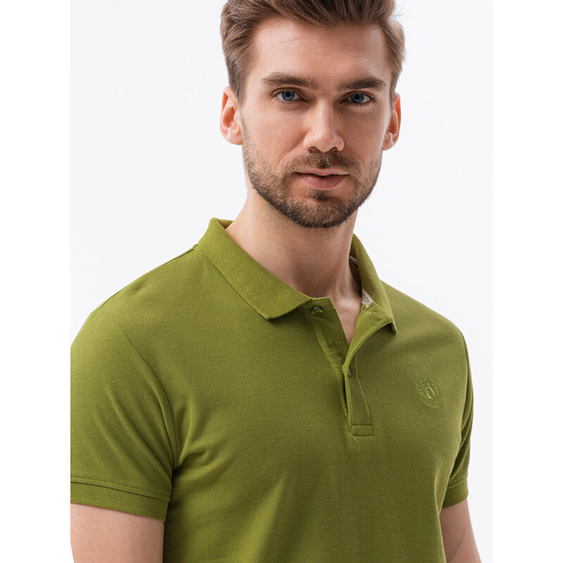Ombre Polo trička S1374 V Zelená