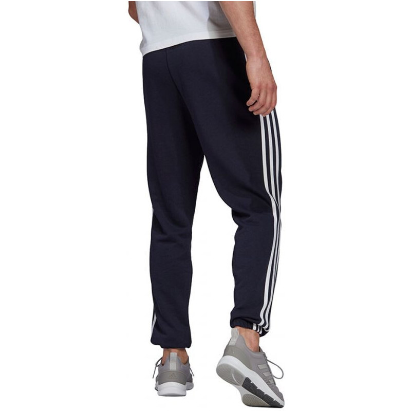 Kalhoty adidas Essentials Tapered Elastic Cuff 3 Stripes Pant M GK8830