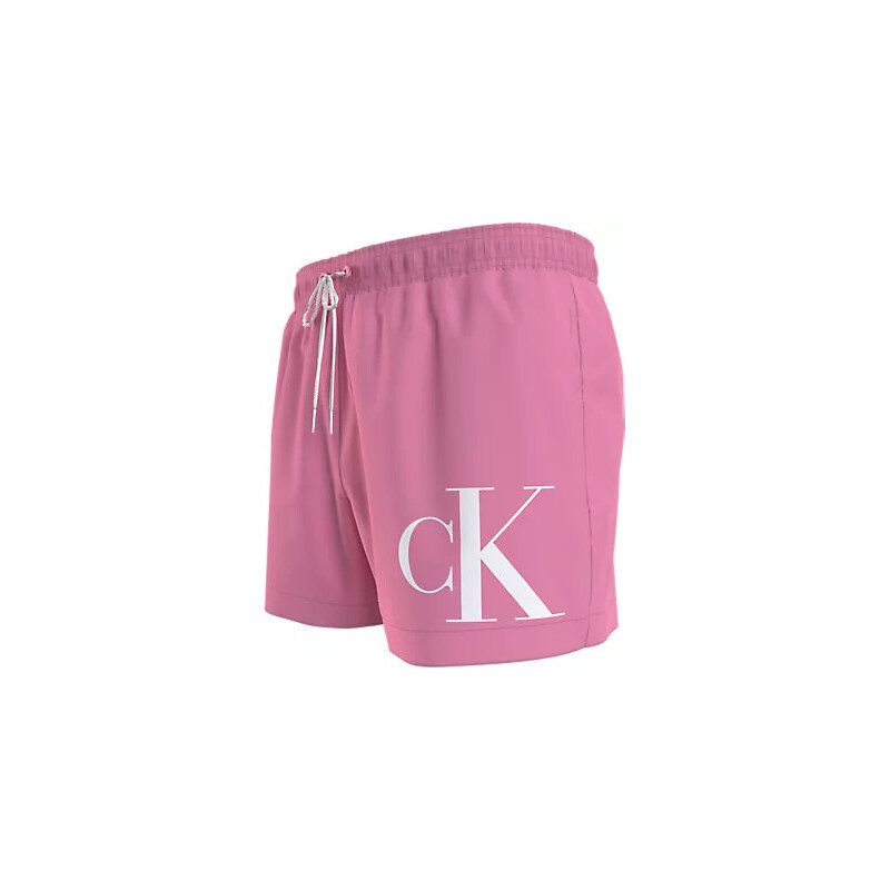 Pánské plavky Tkaný spodní díl SHORT DRAWSTRING KM0KM00967TFZ - Calvin Klein