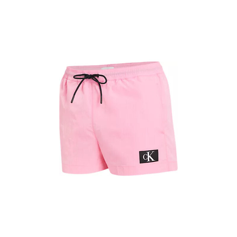 Pánské plavky Tkaný spodní díl SHORT DRAWSTRING KM0KM00979TFZ - Calvin Klein