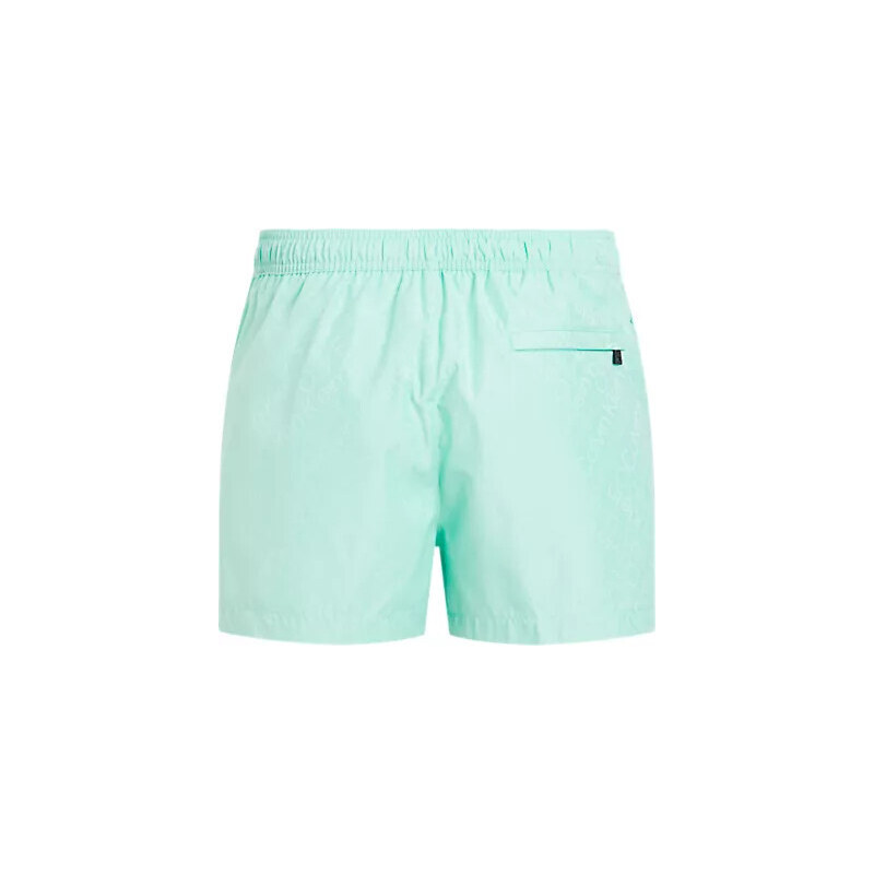 Pánské plavky Tkaný spodní díl SHORT DRAWSTRING KM0KM01000LB9 - Calvin Klein