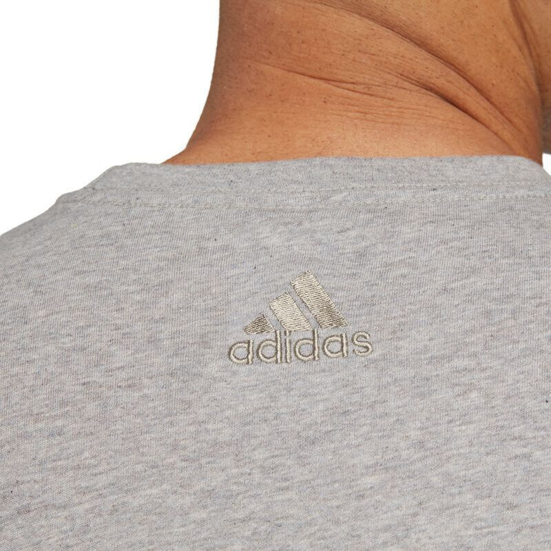 Adidas Essentials Single Jersey Lineární vyšívané logo Tee M IC9277 Muži