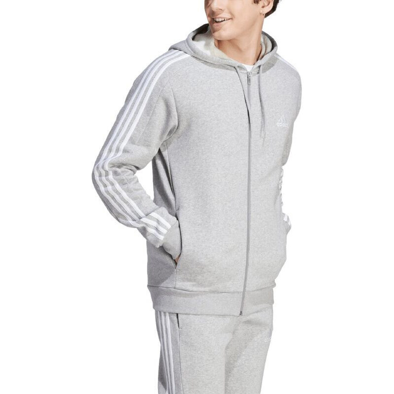 Mikina adidas Essentials Fleece 3-Stripes Full-Zip M IJ6479