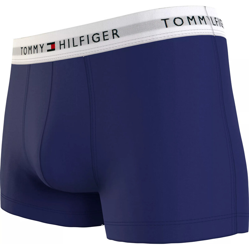 Pánské boxerky 3P TRUNK PRINT UM0UM02768 0W2 modré - Tommy Hilfiger