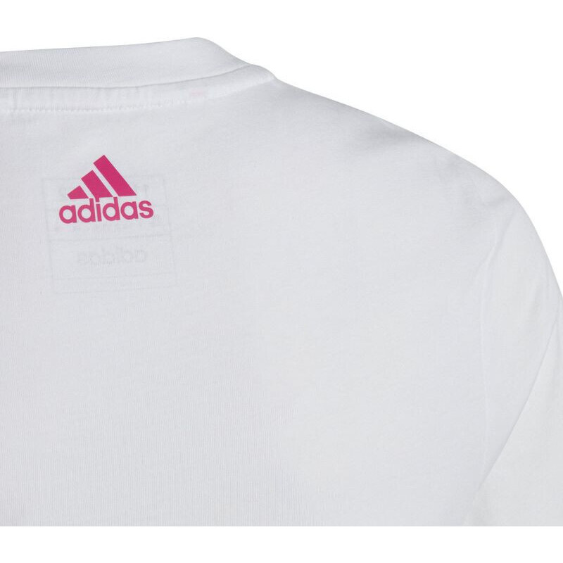 Adidas Essentials Linear Logo Cotton Slim Fit Tee Jr IC3150 tričko