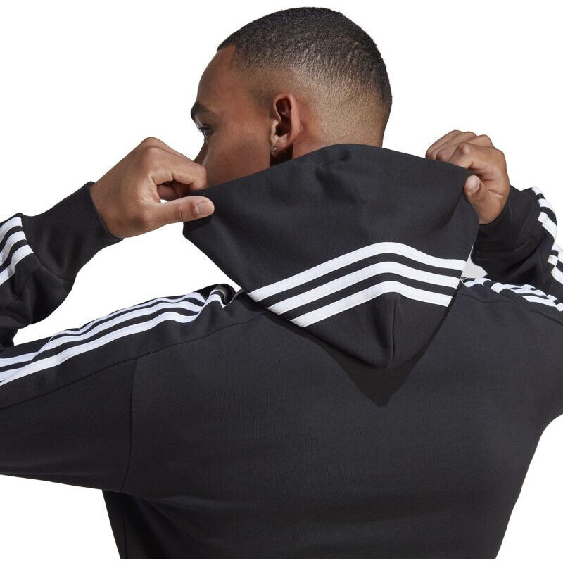 Mikina adidas Essentials French Terry 3-Stripes Hoodie M IC0435