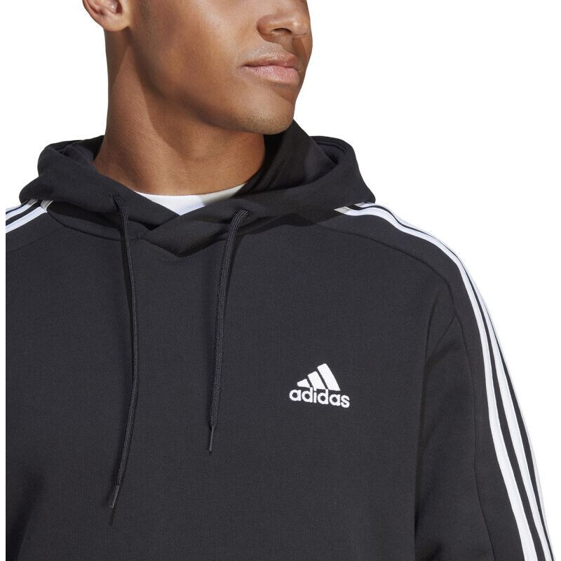 Mikina adidas Essentials French Terry 3-Stripes Hoodie M IC0435