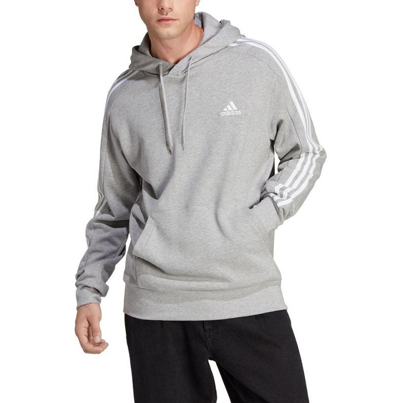 Mikina adidas Essentials French Terry 3-Stripes Hoodie M IC0437
