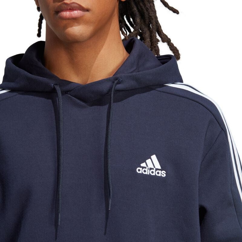 Mikina adidas Essentials French Terry 3-Stripes Hoodie M IC0436