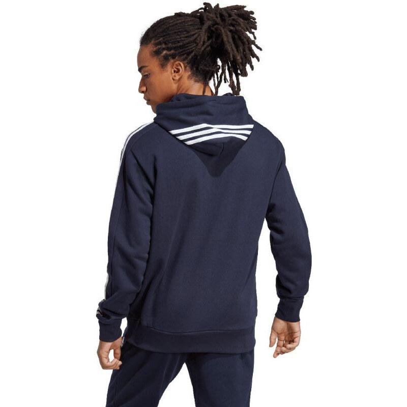 Mikina adidas Essentials French Terry 3-Stripes Hoodie M IC0436