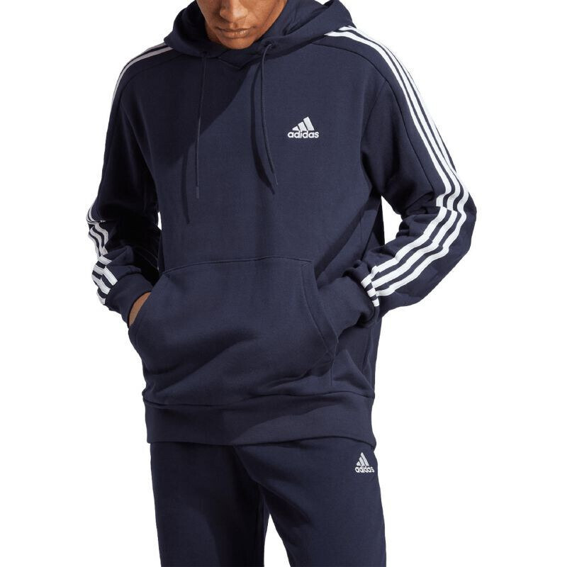 Mikina adidas Essentials French Terry 3-Stripes Hoodie M IC0436