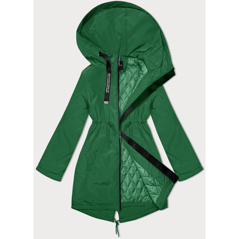 Dámská přechodná bunda parka Miss TiTi green (3832) 90419265