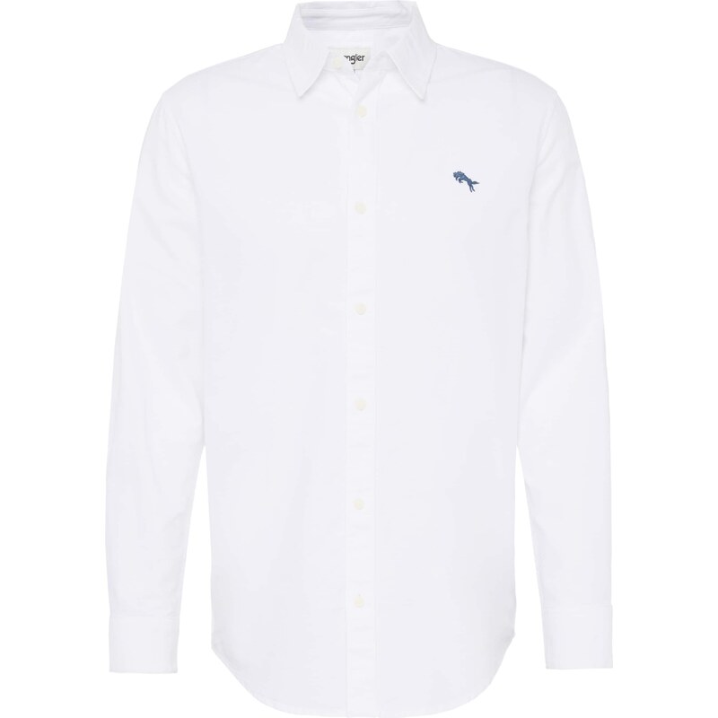 WRANGLER Košile LS SHIRT modrá / bílá