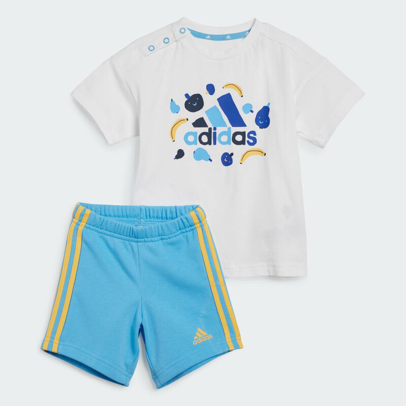 Adidas Souprava Essentials Allover Print Tee Kids