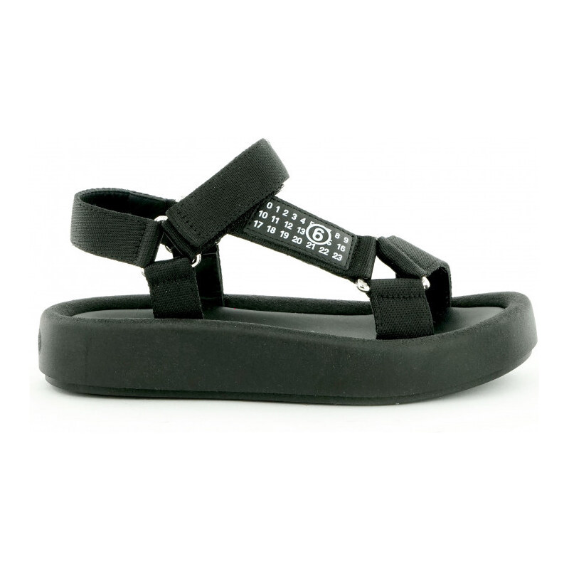 SANDÁLE MM6 LOGO TAPE PLATFORM SANDALS