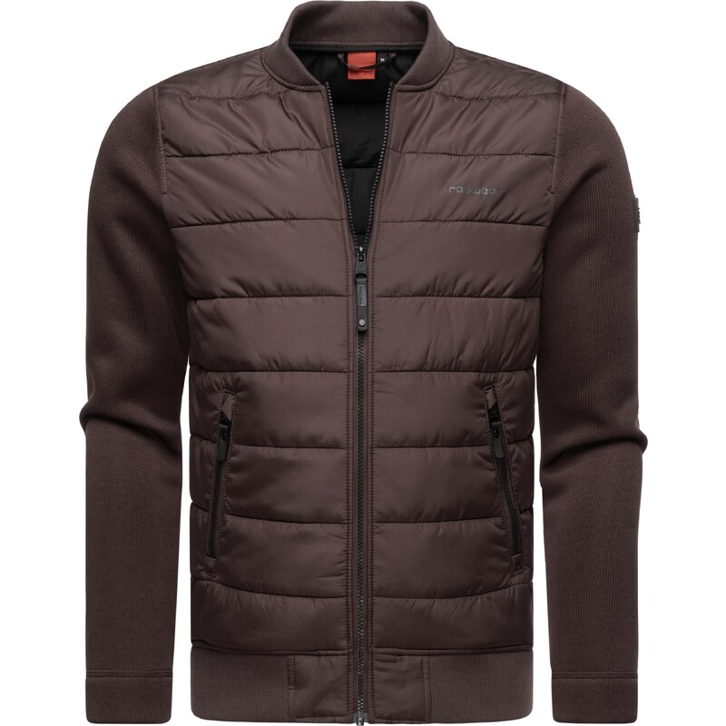 Ragwear Přechodná bunda hnědá / šedá / černá