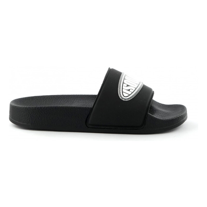 DSQUARED2 PANTOFLE DSQUARED LOGO PATCH PVC POOL SLIDES