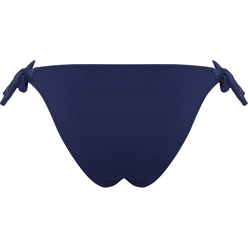 Trendyol Navy Blue Tied Brazilian Bikini Bottom