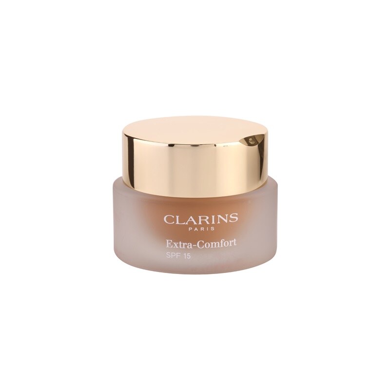 Clarins Extra-Comfort rozjasňující make-up proti stárnutí pleti odstín 113 Chestnut SPF 15 (Anti-Ageing Foundation Replenishes, Illuminates) 30 ml