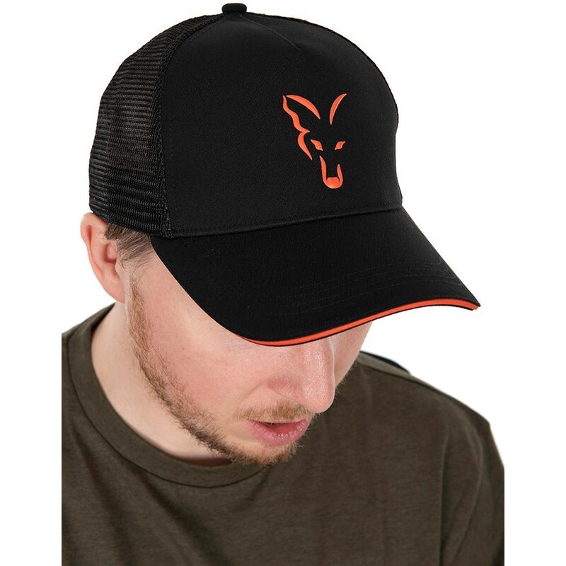 Fox Kšiltovka Collection Trucker Black & Orange