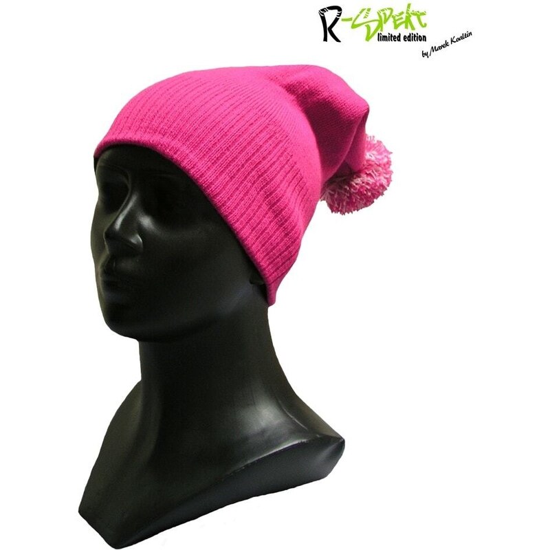 R-Spekt Dětský kulich PomPom Duo beanie limited edition růžový