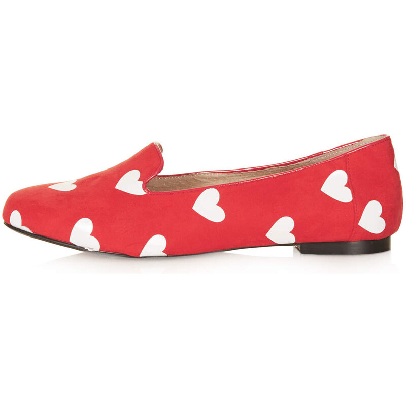 Topshop SWOON Heart Print Slippers