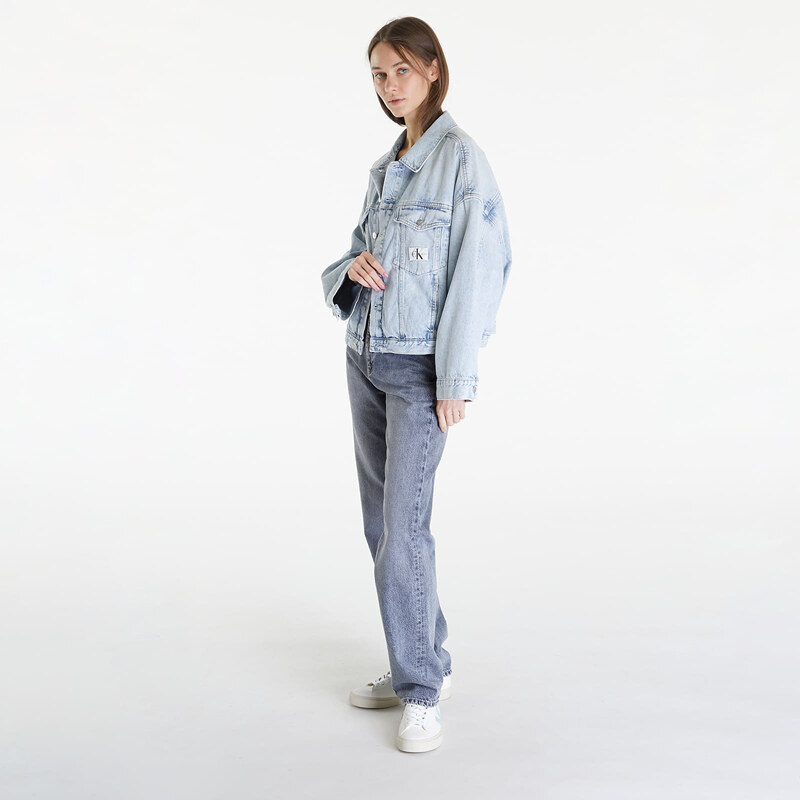 Dámská džínová bunda Calvin Klein Jeans Relaxed Denim Jacket Denim