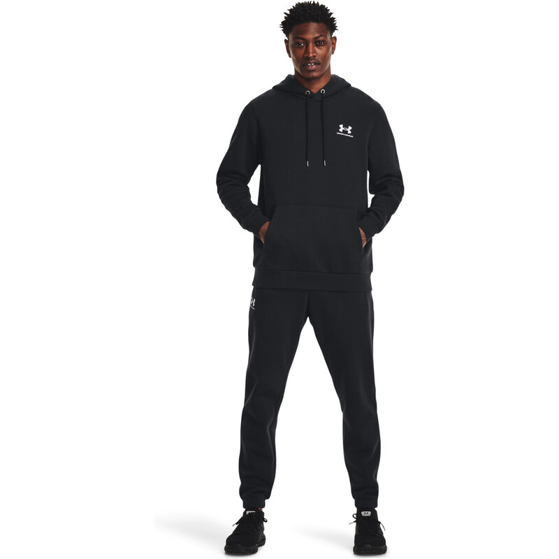 UNDER ARMOUR UA Essential Fleece Hoodie-BLK Black 001