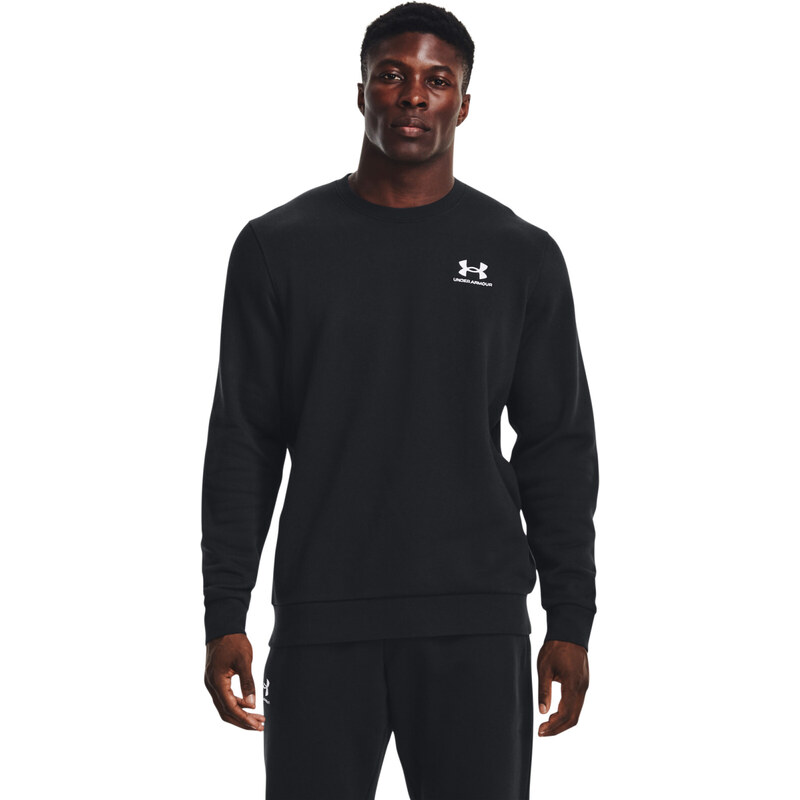 UNDER ARMOUR UA Essential Fleece Crew-BLK Black 001