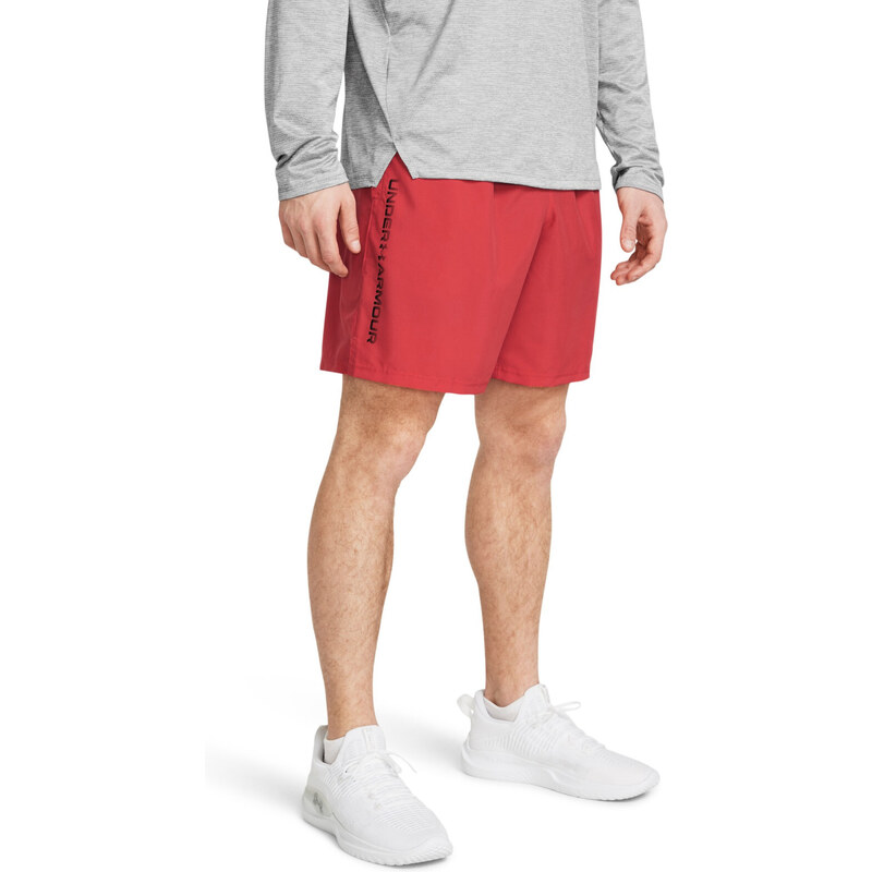 UNDER ARMOUR UA Woven Wdmk Shorts-RED Red Solstice 814