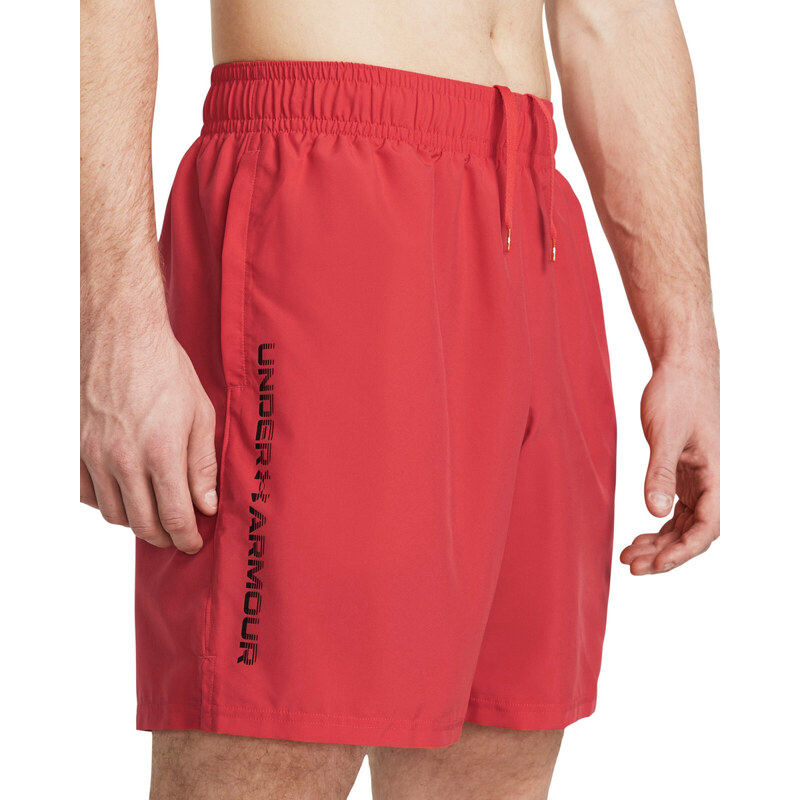 UNDER ARMOUR UA Woven Wdmk Shorts-RED Red Solstice 814
