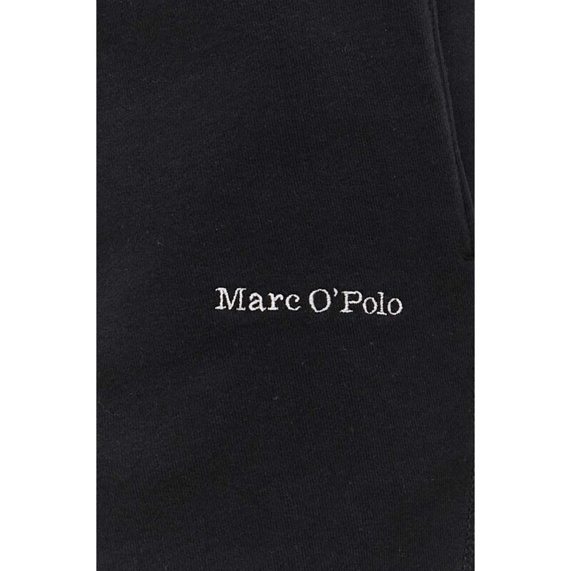 Bavlněné šortky Marc O'Polo černá barva