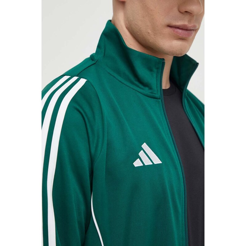 Tréninková mikina adidas Performance Tiro 24 zelená barva, s aplikací, IR7500