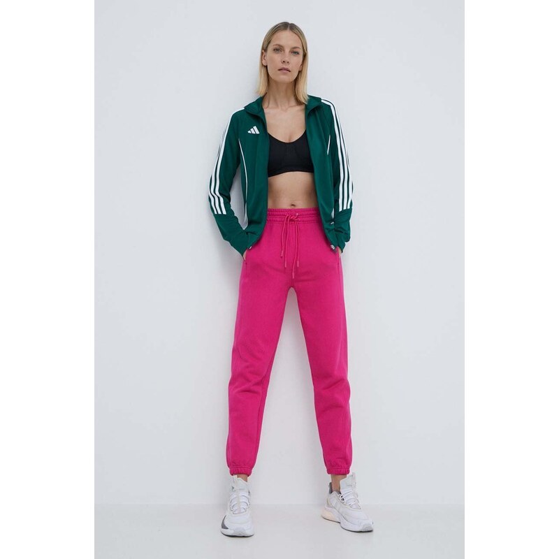 Tréninková mikina adidas Performance Tiro 24 zelená barva, s aplikací, IR9499