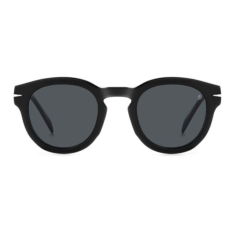 Sluneční brýle David Beckham pánské, černá barva, DB 7041/S FLAT