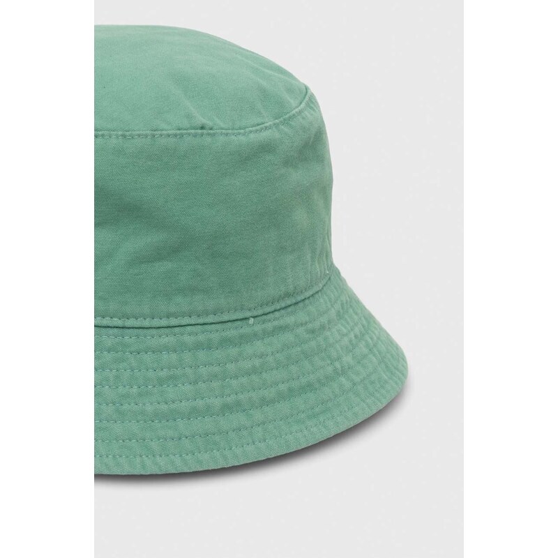 Bavlněná čepice Levi's zelená barva