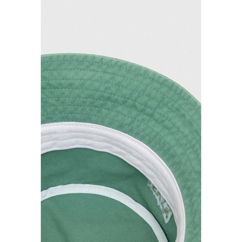 Bavlněná čepice Levi's zelená barva