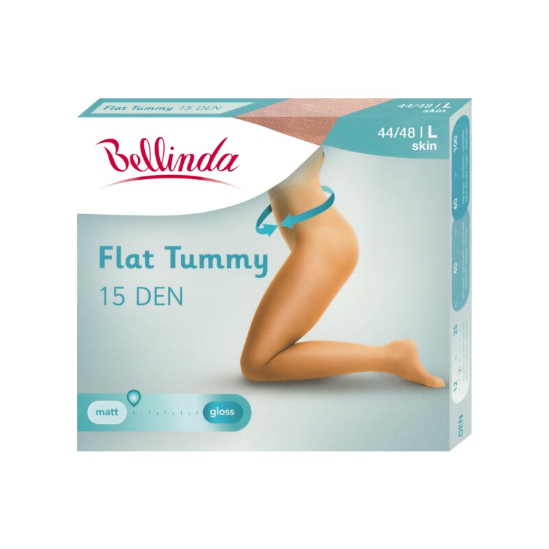 Bellinda FLAT TUMMY 15 DAY - Women's tights - Flesh