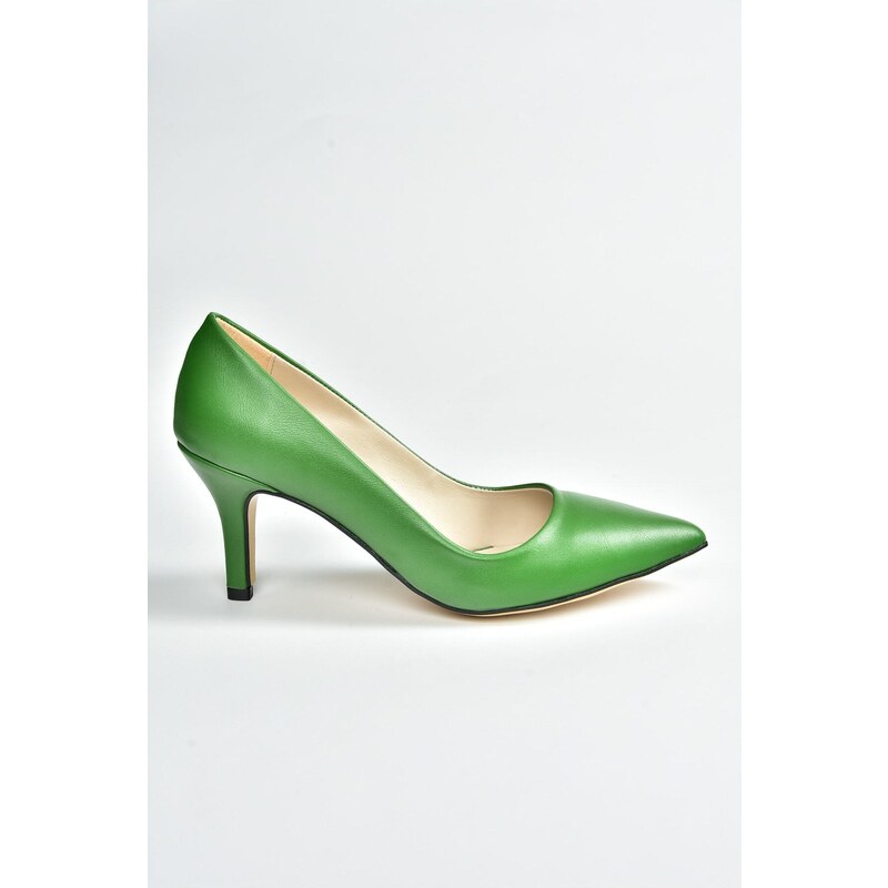 Fox Shoes Women's Green Stiletto Heeled Stilettos