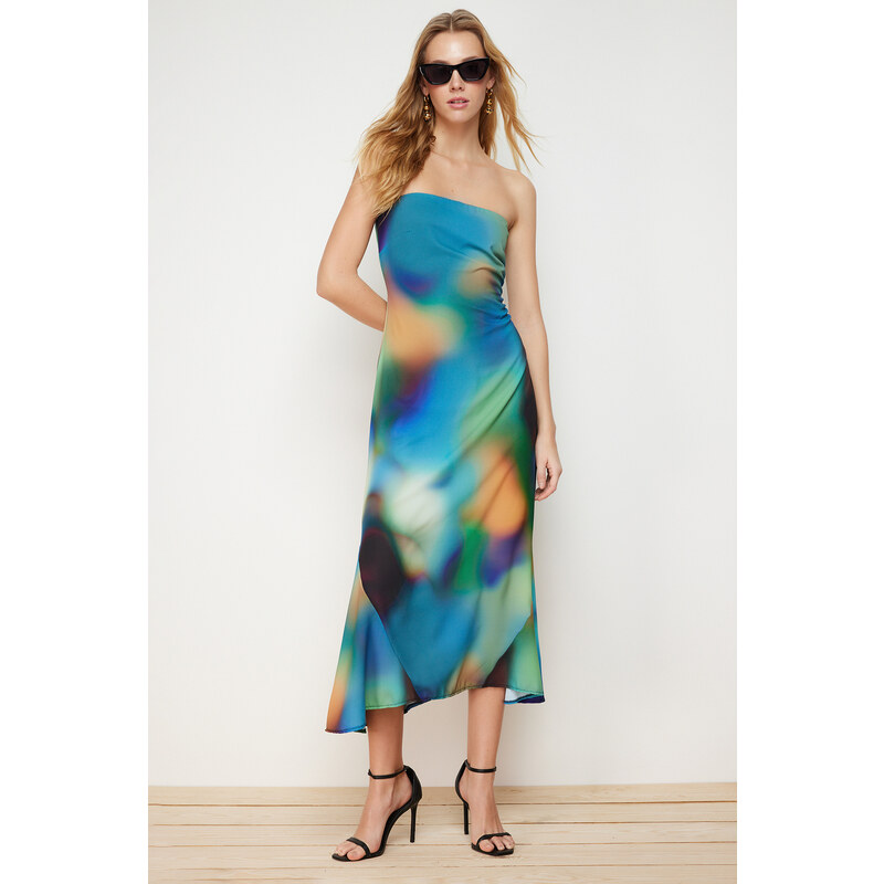 Trendyol Multi Color Woven Midi Dress