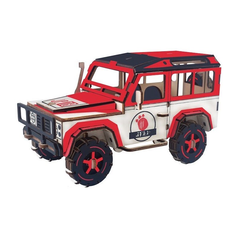 Woodcraft construction kit Woodcraft Dřevěné 3D puzzle SUV