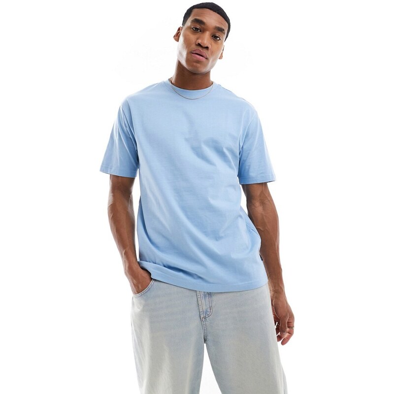 ONLY & SONS relaxed t-shirt in light blue-Green